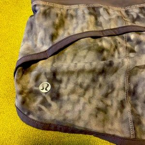 Lululemon running shorts.